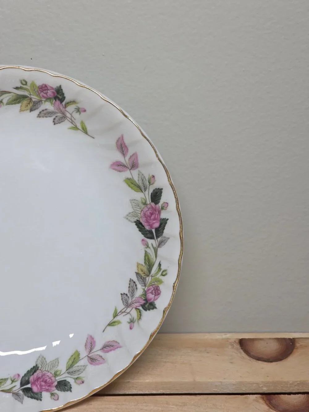 Creative Fine China Japan Pink Floral Bowls 7.5